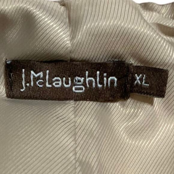 J. Mclaughlin Wool Blend Lined Jacket Womens Size XL Long Sleeve Button Textured - Picture 9 of 13